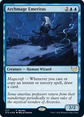 Archmage Emeritus (STX Bundle) card from Unique and Miscellaneous Promos