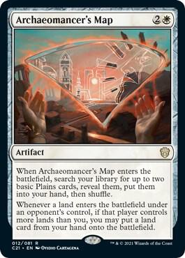 Archaeomancer's Map card from Commander 2021
