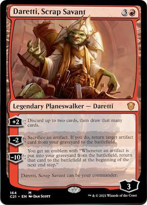 Daretti, Scrap Savant card from Commander 2021