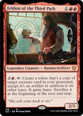 Feldon of the Third Path card from Commander 2021