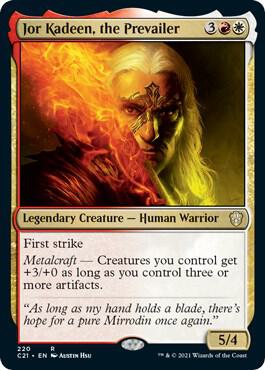 Jor Kadeen, the Prevailer card from Commander 2021