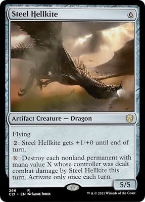 Steel Hellkite card from Commander 2021