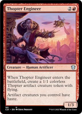 Thopter Engineer card from Commander 2021