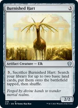 Burnished Hart card from Commander 2021