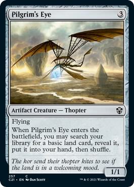 Pilgrim's Eye card from Commander 2021