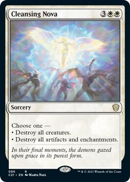 Cleansing Nova card from Commander 2021