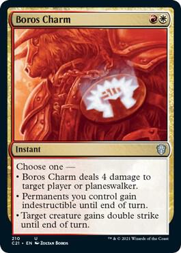 Boros Charm card from Commander 2021
