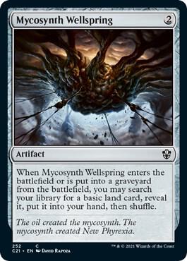 Mycosynth Wellspring card from Commander 2021