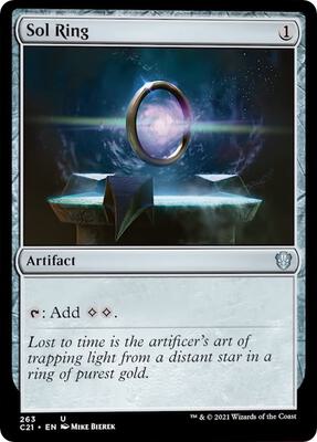 Sol Ring card from Commander 2021