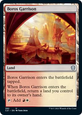 Boros Garrison card from Commander 2021