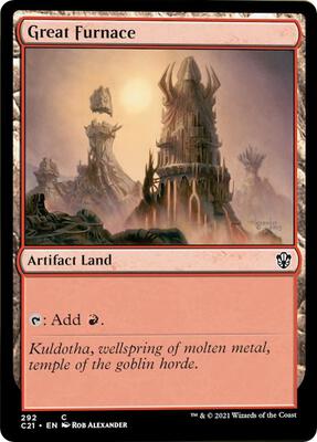 Great Furnace card from Commander 2021