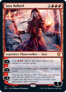 Jaya Ballard card from Commander 2021