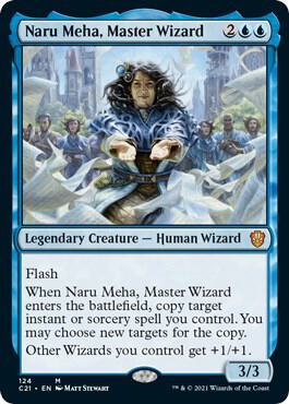 Naru Meha, Master Wizard card from Commander 2021