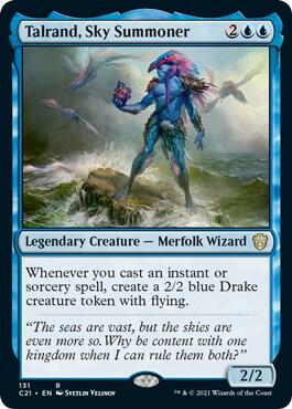 Talrand, Sky Summoner card from Commander 2021