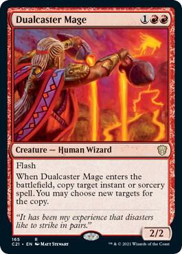 Dualcaster Mage card from Commander 2021
