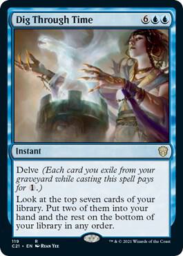 Dig Through Time card from Commander 2021