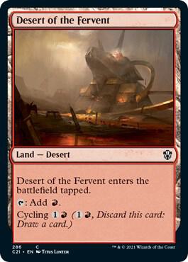 Desert of the Fervent card from Commander 2021