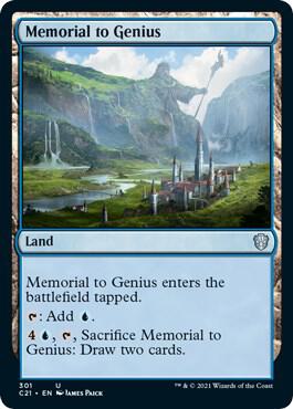 Memorial to Genius card from Commander 2021