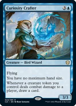 Curiosity Crafter card from Commander 2021