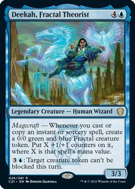 Deekah, Fractal Theorist card from Commander 2021