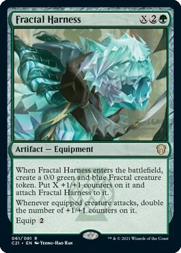 Fractal Harness card from Commander 2021