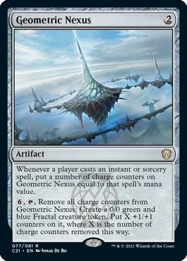 Geometric Nexus card from Commander 2021
