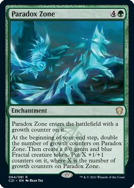 Paradox Zone card from Commander 2021