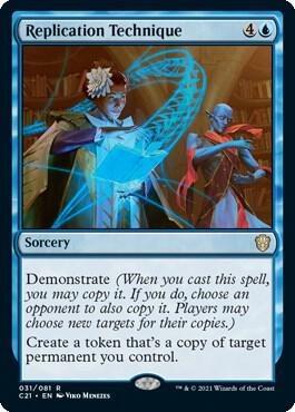 Replication Technique card from Commander 2021