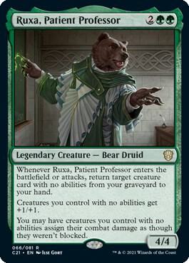 Ruxa, Patient Professor card from Commander 2021