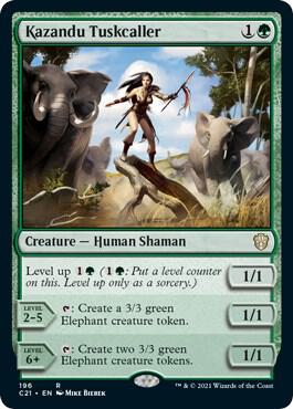 Kazandu Tuskcaller card from Commander 2021