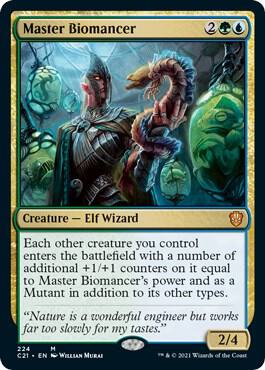 Master Biomancer card from Commander 2021