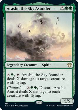 Arashi, the Sky Asunder card from Commander 2021