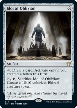 Idol of Oblivion card from Commander 2021