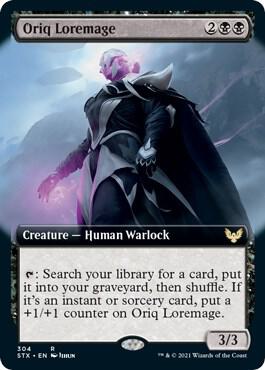 Oriq Loremage (Extended Art) card from Strixhaven: School of Mages