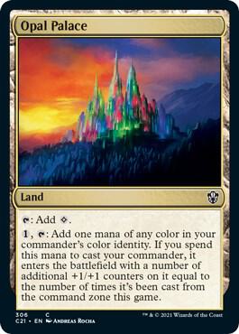 Opal Palace card from Commander 2021