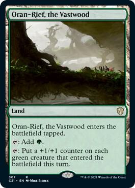 Oran-Rief, the Vastwood card from Commander 2021