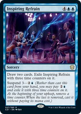 Inspiring Refrain card from Commander 2021