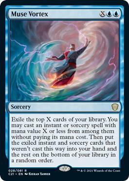 Muse Vortex card from Commander 2021