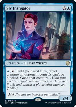 Sly Instigator card from Commander 2021