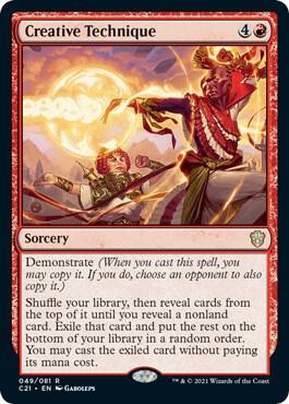 Creative Technique card from Commander 2021
