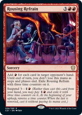 Rousing Refrain card from Commander 2021