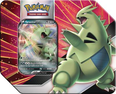 V Strikers Tin [Tyranitar V] card from SWSH05: Battle Styles