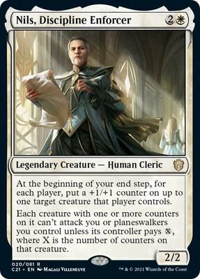 Nils, Discipline Enforcer card from Commander 2021
