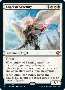 Angel of Serenity card from Commander 2021