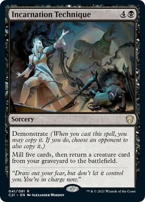 Incarnation Technique card from Commander 2021