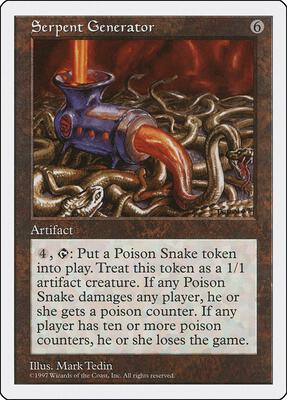 Serpent Generator card from Fifth Edition