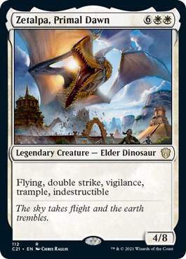 Zetalpa, Primal Dawn card from Commander 2021