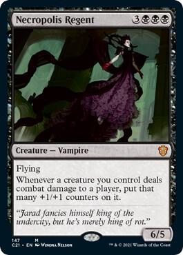 Necropolis Regent card from Commander 2021