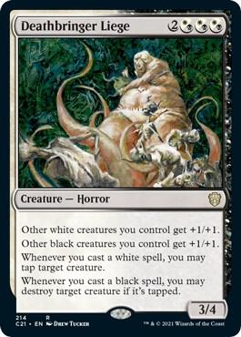 Deathbringer Liege card from Commander 2021