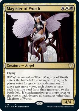 Magister of Worth card from Commander 2021